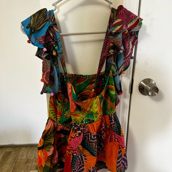 FARM Rio Multicolor Tropical Print Top - Picture 3 of 4